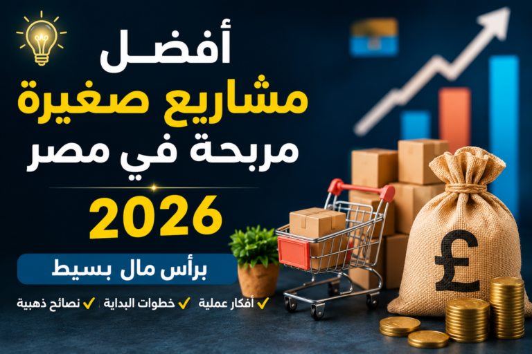 أفضل مشاريع صغيرة مربحة في مصر 2026 برأس مال بسيط