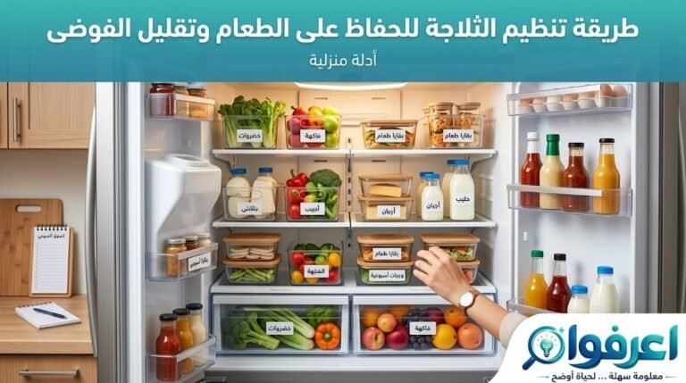 تنظيم الثلاجة