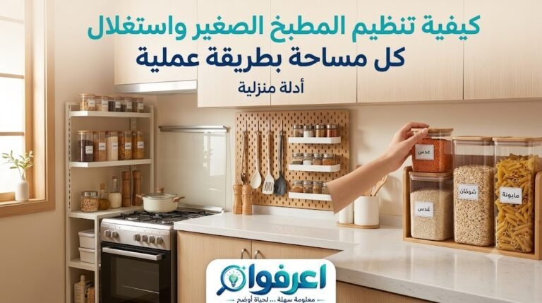تنظيم المطبخ الصغير