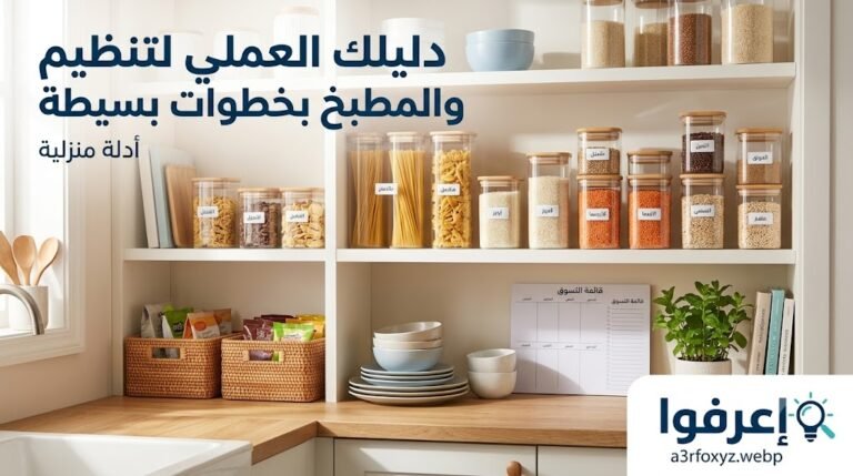 تنظيم المنزل والمطبخ