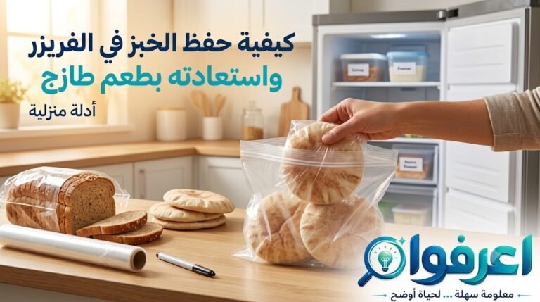 حفظ الخبز في الفريزر