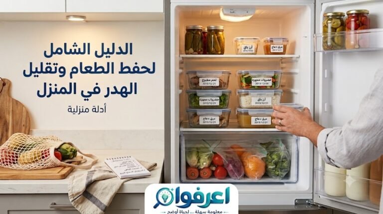 حفظ الطعام وتقليل الهدر