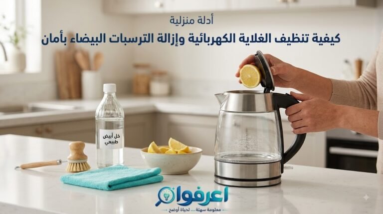 تنظيف الغلاية الكهربائية