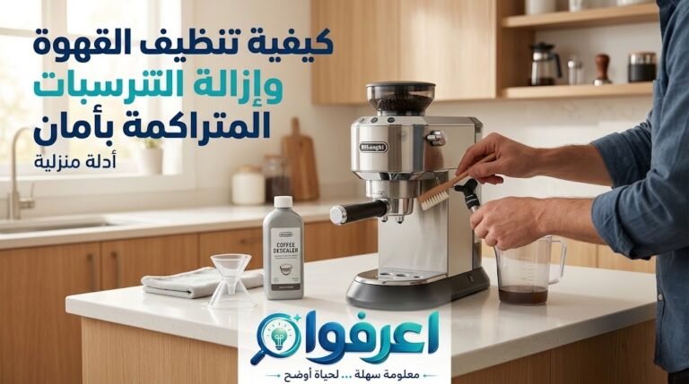 تنظيف ماكينة القهوة