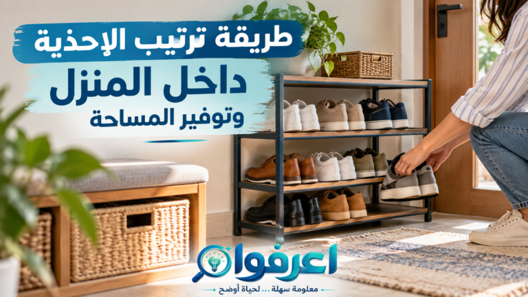 ترتيب الاحذية داخل المنزل
