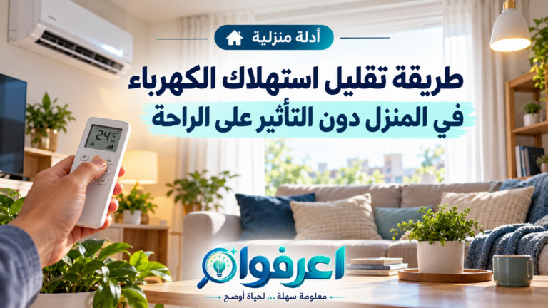 تقليل استهلاك الكهرباء في المنزل